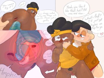 african_female anal anal_sex anatomically_correct_genitalia asian_female backshots balls balls_deep bea_(duolingo) bedroom_eyes best_friends biting_finger black_hair blush butch chubby_female condom_on_penis dark-skinned_female dark_skin dildo_in_ass drooling duolingo female female/female female_only from_behind g-spot_stimulation grabbing_from_behind green_penis heart-shaped_pupils holding_cheek ibispaintx internal_view interracial lin_(duolingo) looking_at_another male moaning motion_lines musky nerdyaddie on_top overwhelming_pleasure penis pubic_hair pussy pussy_juice_drip rough_sex self_upload shaking shaved_side shiny_skin simple_background spreading_ass strap-on strapon sweating_profusely talking_to_partner tearing_up twitching veiny_penis visible_breath yuri