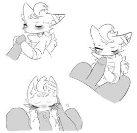 1femboy 2boys 2d 2d_(artwork) :3 :>= :d aellaellae5 bandage blush cat_boy cat_ears cat_tail catboy comic cute d'arktanyan_(the_battle_cats) deep_penetration deepthroat dick epicfest_(the_battle_cats) felid feline felis fellatio femboy furry furry_ears furry_male furry_tail horny horny_male hug_and_suck licking_penis love male male_only one_eye_closed penis pov shy sucking sucking_penis sweat the_battle_cats trap wet white_background white_body white_fur yaoi