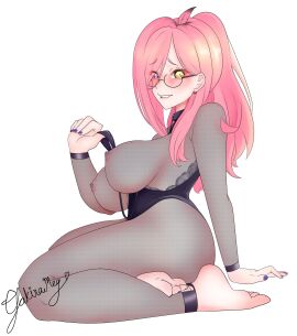 1girls big_breasts breasts female latam_virtual_youtuber long_hair neneefthy nipples nude nude_female pink_hair socks solo_female tagme text thighs virtual_youtuber vtuber vtuberfanart white_background yellow_eyes