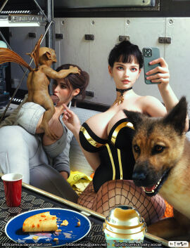 3d b69 big_breasts blowjob breasts bunny_(the_first_descendant) busty cellphone facefuck fellatio fellow_(the_first_descendant) female hailey_(the_first_descendant) monster perfect_body perfect_boobs selfie the_first_descendant