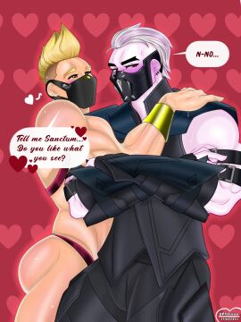 2boys drift_(fortnite) epic_games fortnite fortnite:_battle_royale fox gay male phobiuwu sanctum_(fortnite) seducing valentine's_day vampire yaoi