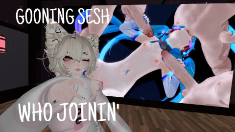 breasts bukkake cum cum_on_body double_handjob female femboy gangbang group_sex hatsune_miku heart_symbol light_skin male mantis_x meme nipples oral pale_skin pink_nipples pussy sex small_breasts spitroast text vaginal vocaloid vrcfemboy vrchat watching_porn watching_sex young