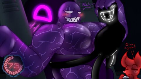 anthro el_benon elbenon gblast18 male male_only marvel monster pressure_(roblox) puddles_of_void-mass_(pressure) purple_venom purplevenom roblox roblox_game tagme yaoi youtube_hispanic