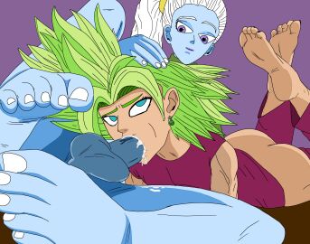 2d angel_(dragon_ball) blowjob breasts cum cum_in_mouth cum_in_pussy cumshot cumshot_in_mouth dragon_ball dragon_ball_super feet feet_up female foot_fetish foot_focus forced_oral full_color futa_on_female futanari gigantic_breasts intersex kefla legendary_super_saiyan mouthful pussy self_upload soles starkartist super_saiyan super_saiyan_2 toes universe_6/universe_7 vados