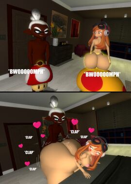 3d alternate_ass_size ass ass_bigger_than_head ass_expansion big_ass big_breasts big_penis bigtime99 breasts comic dark-skinned_male dark_skin expansion female garry's_mod genital_expansion genital_growth genital_growth_(enlargement) giant_ass gmod huge_ass huge_cock human_meggy hyper_ass kaibernation light-skinned_female light_skin male male/female mega_mushroom meggy_spletzer mushroom nipples penis penis_expansion penis_growth penis_growth_(enlargement) power_up smg4