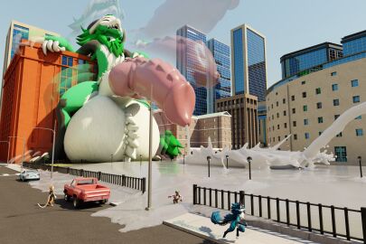 3d_(artwork) afterimage balls balls_expansion balls_growth balls_growth_(enlargement) balls_on_floor beanthusiast big_balls big_penis biped blender_(software) blender_cycles bodily_fluids body_growth body_growth_(enlargement) building car chest_tuft city cityscape claws clothed clothing cum cum_drip cum_flooding cum_on_ground cum_splash cumshot digital_media_(artwork) digitigrade domestic_cat dripping ejaculation erection excessive_cum excessive_genital_fluids expansion felid feline felis frost_fire777 fur genital_expansion genital_fluids genital_growth genital_growth_(enlargement) genitals group growth hair half-closed_eyes half-erect hand_on_penis hi_res horn huge_balls huge_cock hyena hyenid_(species) hyper hyper_balls hyper_cum hyper_genitalia hyper_penis knot leaning leaning_against_wall leaning_backward looking_pleasured macro male mammal narrowed_eyes novabeast nude open_mouth orgasm outside penis penis_expansion penis_growth penis_growth_(enlargement) pubes ridged_penis running running_away scared size_difference size_transformation sky skyscraper solo_focus splash stumbling surprise surprised_expression tail teeth transformation truck tuft vehicle wickerbeast widescreen