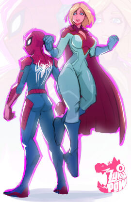 1boy 1girls alien alien_girl alien_humanoid alien_look_like_human ass big_ass big_breasts breasts bust busty chest crossover crossover_shipping curvaceous curvy curvy_figure dc dc_comics dc_vs._marvel digital_media_(artwork) earth_2 female female_focus hero heroine hips hourglass_figure huge_ass huge_breasts humanoid justice_society_of_america kara_zor-el karen_starr large_ass large_breasts legs light-skinned_female light-skinned_male light_skin lips male male/female marvel marvel_comics mature mature_female peter_parker power_girl slim_waist spider-man spider-man_(series) straight superhero superheroine superman_(series) thick thick_hips thick_legs thick_thighs thighs voluptuous voluptuous_female waist wide_hips zukupow