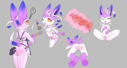 absurd_res carlos2735 duo eeveelution female generation_6_pokemon hi_res male male/female nintendo pokemon pokemon_(species) solo sylveon tagme