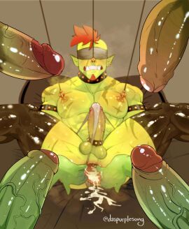 2boys 4boys abs after_anal after_sex anus ass asshole bara big_penis bondage choker cum cum_from_ass cum_in_ass cum_inside cum_overflow daspurplesong dilf ejaculation erect_penis erection gangbang gaping gaping_anus gay gay_anal gay_domination gay_sex green_skin huge_cock imminent_penetration imminent_rape imminent_sex large_penis legs_apart male male/male male_focus male_only mating_press motion_lines multiple_boys multiple_males muscular muscular_male orc orc_male pecs penis pointy_ears rough_sex spread_legs stockings stretched_anus stretching thick_penis tied_up veiny_penis yaoi