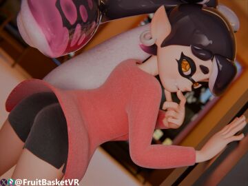 3d ass callie_(splatoon) female looking_at_viewer pov splatoon wo262_(3d_model_style)