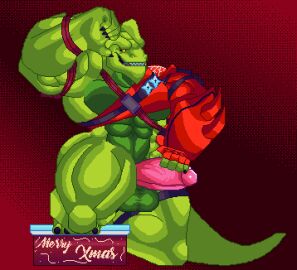 animated anthro aroused balls digital_media_(artwork) epic_games erection fortnite genitals humanoid_heel hybrid_(fortnite) hyper hyper_balls hyper_genitalia hyper_muscles hyper_penis loop low_res male male_only merry_christmas morinetsu muscles muscular muscular_anthro muscular_male penis pixel_(artwork) pixel_animation short_playtime solo spikes