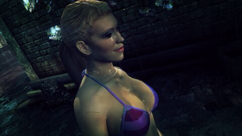 3d american_flag_bikini breasts deidre_logan edit female flag_bikini hitman hitman_absolution io-interactive screenshot screenshot_edit strip_club stripper video_games wet wet_body wet_skin