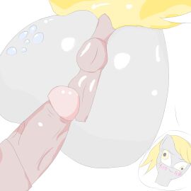 anus ass ass_focus ass_up behind_view big_ass big_penis derpy_hooves donut_anus duo female from_behind furry inminent_sex large_ass large_penis male my_little_pony penis pony ponytail viewed_from_behind