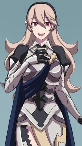 blank_eyes blank_stare corrin_(fire_emblem) corrin_(fire_emblem)_(female) electrickronos empty_eyes exposed_breasts exposed_nipples exposed_pussy expressionless hand_on_breast hypnosis instant_loss large_breasts mind_break mind_control naked nude pointy_ears stripped stroking_penis tagme undressed video