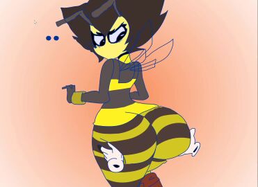 ... 1girls 4_fingers angry animated annoyed antennae anthro anthrofied arthropod arthropod_humanoid ass ass_grab ass_grope back back_view bare_shoulders bee bee_girl big_ass big_booty big_butt big_eyes black_eyes black_hair black_skin blinking boots booty bouncing_ass bouncing_butt bracelet butt_crack butt_grab clothed clothes clothing disembodied_hand disembodied_hands eyelashes female female_only groping hair hips huge_ass huge_butt humanoid insect_girl insect_wings insects karri large_ass large_butt looking_back looking_down mouthless narrow_shoulders no_mouth pink_background shoes shulkkid simple_background skin_tight solo solo_female solo_focus standing striped striped_clothing striped_legwear stripes tagme tank_top thick thick_ass thick_thighs thighs thin_arms thin_waist tight_pants vendant video voluptuous wide_hips wings yellow_face yellow_skin