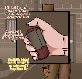 1girls dialogue don_quixote_(limbus_company) female imminent_rape imminent_sex kreky limbus_company project_moon t_corp_(identity)_(project_moon) text time_stop