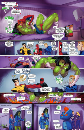 2girls 4th_wall_breaking 6boys ?!? ass ass_grab ass_up avengers bed bedroom bedroom_sex biceps black_hair blush blushing_female blushing_male blushing_profusely breaking_the_fourth_wall breasts breasts_bigger_than_head breasts_out breasts_out_of_clothes canon_fetish clitoris clothed clothing comic comic_page comic_panel couple cum cumming deadpool dick doggy_style fantastic_four female fingering fred_perry friendship_is_magic gasp gloves grabbing_sheets heavy_breathing human_torch husband_and_wife invisible_woman jennifer_walters johnny_storm larger_female laying_on_back laying_on_bed legwear legwear_only male marvel marvel_cinematic_universe marvel_comics mr_fantastic multiple_boys multiple_females multiple_girls multiple_males muscles muscular muscular_arms muscular_male mutant_(marvel) my_little_pony nipples on_bed orgasm orgasm_face page_20 penis penis_out peter_parker princess_celestia_(mlp) pussy pussy_ejaculation pussy_juice pussy_juice_drip pussy_lips reed_richards robe romantic rubbing rubbing_clitoris rubbing_pussy she-hulk she-hulk_(fantastic_four) smaller_male spider-man straight straight_hair sue_storm sweatdrop sweaty the_thing_(marvel) veiny veiny_penis white_boots white_gloves white_legwear wolverine_(x-men) x-men