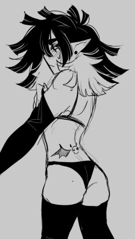 arm_sleeves creepgrub male male_only mole_on_ass partially_clothed piercing skinny splatoon tramp_stamp