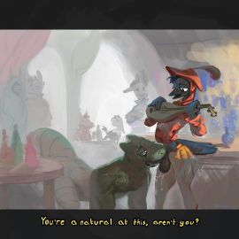 1:1 7b7a2f absurd_res all_fours anthro anthro_on_anthro anthro_penetrated anthro_penetrating anthro_penetrating_anthro avian balls beak bird dominant dominant_anthro dominant_male duo_focus english_text exhibitionism fellatio genitals green_body group hi_res hypnosis male male/male male_penetrated male_penetrating male_penetrating_male mind_control oral penetration penile penile_penetration penis penis_in_mouth public public_exposure public_nudity public_sex ringed_eyes scalie sex standing submissive submissive_anthro submissive_male text