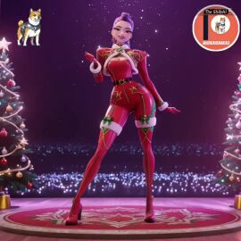 3girls ai_generated comission huntrix mira_(kpop_demon_hunters) rumi_(kpop_demon_hunters) shib_ai tagme video voluptuous_female zoey_(kpop_demon_hunters)