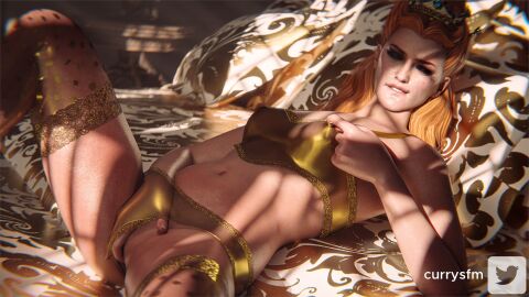 1girls 3d anna_henrietta areola areolae big_breasts bra breasts closed_eyes currysfm female female_focus female_only fingering fingering_pussy fingering_self fit fit_female light-skinned_female light_skin masturbation navel nude nude_female panties pussy solo spread_legs stockings the_witcher the_witcher_(series) the_witcher_3:_wild_hunt