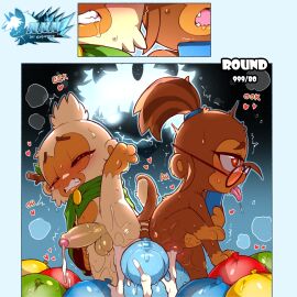 anthro balloon balls bloons_tower_defense bodily_fluids both_sexes_in_same_situation clothing cold-blooded-twilight cum cum_balloons cum_in_pussy cum_inside cum_while_penetrated druid_(bloons) ejaculation equid equine erection eyewear female femboy foreskin friendship_is_magic futa_on_female futa_on_femboy futa_on_male futanari gameplay_mechanics genital_fluids genitals glasses group handsfree_ejaculation haplorhine hasbro heart-shaped_pupils hi_res horn horse humanoid_genitalia humanoid_penis inflatable intersex male male/female male/male mammal monkey monkey_girl my_little_pony mythological_creature mythological_equine mythology ninja_kiwi nonstop_nut_november onomatopoeia patch_(bloons) penis pony primate pussy sound_effects sweat text twilight_sparkle_(mlp) uncircumcised