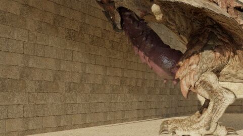 16:9 1boy 3d animated autofellatio blender capcom dragon dragon_penis feral flying_wyvern gif hi_res hyper male male_only monster_hunter nicobay_(artist) oral penis rath_wyvern rathalos solo tagme wyvern