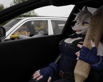 3d anthro blender_cycles bonk_(meme) canid canine canis car clothing driving ear_piercing ear_ring eyewear fellatio female female/female group haolde haolde_(character) hi_res horny_police male mammal mercedes-benz murid murine officer_flint officer_flint_(foresttherotten) officer_flint_(foretbwat) oral penile penis piercing rat ring_piercing rodent selfcest sex square_crossover sunglasses trio vehicle wolf