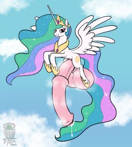 absurd_res alicorn animal_genitalia animal_penis balls big_balls big_penis bodily_fluids cloud crown equid equine equine_genitalia equine_penis flying friendship_is_magic fti_crossgender futanari genderswap genderswap_(fti) genital_fluids genitals hasbro headgear hi_res horn huge_balls huge_cock hyper hyper_balls hyper_genitalia hyper_penis intersex jewelry looking_at_viewer mammal medial_ring musk musk_clouds musky_balls musky_cock my_little_pony mythological_creature mythological_equine mythology necklace penis precum princess_celestia_(mlp) purple_eyes rule_63 tiara trash_anon wings