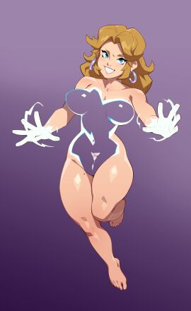 1girls 2d absurdres bare_shoulders barefoot blonde_hair blue_eyes blush breasts combos-n-doodles combos_&_doodles cum fantastic_four feet female female_only highres invisible invisible_woman invisible_woman_(marvel_rivals) large_breasts marvel marvel_comics marvel_rivals medium_hair mole mole_on_breast mole_on_thigh nude open_mouth parted_bangs partially_invisible see-through_body smile solo sue_storm thighs toes