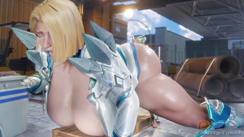 3d animated emma_frost female futa_on_female futanari huge_breasts large_breasts mantis_(marvel) marvel nuttytouch sex sound tagme video voluptuous
