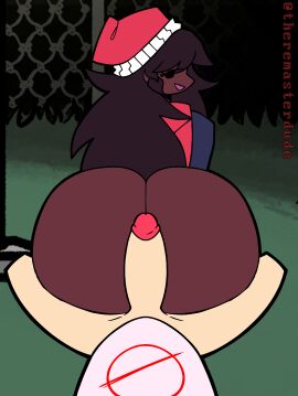 1boy 1boys1girls 1girls 1males 1man about_to_pound_the_fuck_outta_em ass ass_focus assjob big_ass big_cheeks black_hair bottomless boyfriend_(friday_night_funkin) brown_body brown_female brown_skin buttjob cheeks dark-skinned_female dark_skin ebony ebony_female erection eye_contact fat_ass fat_butt female friday_night_funkin friday_night_funkin_mod girlfriend_(friday_night_funkin) hat huge_ass huge_butt huge_cheeks hypnos_lullaby imminent_anal imminent_sex long_hair lullaby_girlfriend_(fnf) lullaby_girlfriend_(fnf_redesign) male male/female male_pov penis pov sitting_on_penis teasing theremasterdude thick thick_ass thigh_highs thighhighs thighs topwear woman