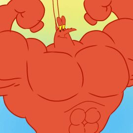 1boy 2d 2d_animation abs animated antennae anthro arthropod biceps big_muscles crustacean daddy flexing_bicep flexing_muscles flexing_pecs gif gigantic_pecs huge_muscles huge_pecs large_muscles large_pecs larry_the_lobster lobster looking_at_pecs looking_down male male_only marine muscles muscular muscular_anthro muscular_male nickelodeon pec_bounce pecs red_body smiling solo solo_focus solo_male spongebob_squarepants upper_body