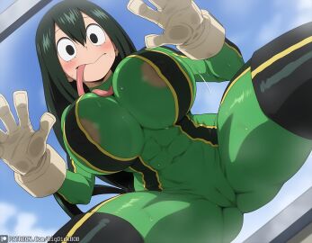 1girls abs ai_generated asui_tsuyu athletic_female big_breasts bigdickbob boku_no_hero_academia curvaceous curvy curvy_figure hi_res high_resolution highres huge_ass large_areolae large_assbig_ass large_breasts muscular muscular_female my_hero_academia puffy_areolae tagme thick_thighs thighs tsuyu_asui voluptuous wide_hips