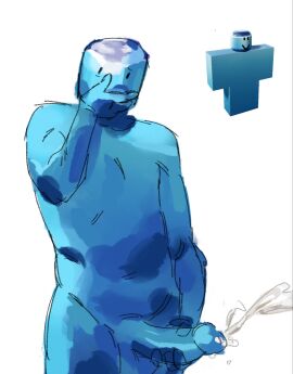 1boy cum cumshot jacking_off m_u_g_e_n male male_only masturbation mirror_man mugen nude reference_image roblox roblox_game robloxian rrresna solo solo_male tagme veszteség