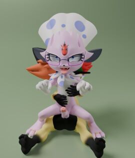 3_toes 3d 4_fingers 5_fingers 5_toes accessory anal anal_sex anthro anthro_on_anthro anthro_penetrated anthro_penetrating anthro_penetrating_anthro black_markings blue_eyes claws cock_ring countershade_feet countershading deep_penetration digit_ring digital_media_(artwork) duo erection eyewear fan_character feathers feet fennekin fingers full-length_portrait fur generation_4_pokemon generation_6_pokemon genitals glasses jewelry kerolink male male/male male_penetrated male_penetrating male_penetrating_male markings nintendo nsfwlittleguy open_mouth paws penetration penile penile_penetration penis penis_accessory penis_jewelry pink_body pink_fur pokemon pokemon_(species) portrait red_eyes ring sex simple_background soles tail toe_ring toes tongue tongue_out two-tone_feet two-tone_paws weavile yellow_body