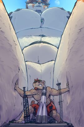 2020 2:3 4_toes 5_fingers ailurid animal_genitalia anthro areola balls big_balls big_breasts big_penis biped blue_eyes breasts claws digital_drawing_(artwork) digital_media_(artwork) eyewear eyewear_on_head feet felid fingers fur futanari genitals glasses goggles goggles_on_head group hair hi_res huge_balls huge_breasts huge_cock hyper hyper_genitalia hyper_penis intersex leopard macro male mammal navel nipples nommz nude pantherine paws penis rampage red_panda rocket sabertooth sheath smile spacecraft tail thick_thighs toe_claws toes trio