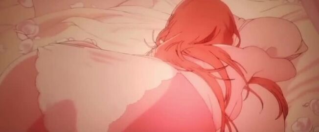 ass ass_crack ass_up big_ass chainsaw_man doggy_style heart_shaped_ass horns hugging_pillow laying_on_bed movie_scene official_animation panties perfect_body pirating_film positioning power_(chainsaw_man) tagme teasing_with_butt video