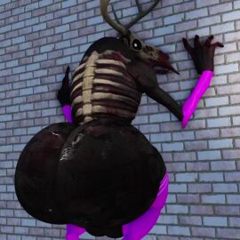 1boy 3d animated ass balls big_ass big_balls huge_ass male male_only muitetul no_sound tagme thighhighs twerking video wendigo