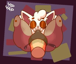 2024 animal_genitalia animal_pussy animated blinking bodily_fluids brown_body canine_genitalia canine_pussy cremis disembodied_penis female feral fur genital_fluids genitals glowing glowing_eyes happy hi_res legs_up looking_down male male/female neck_tuft pal_(species) palworld paws penetration penis pocketpair pussy solo tuft vaginal_fluids vaginal_penetration white_body white_fur yellow_eyes yipyapossum