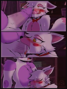 2boys anthro anthro_on_anthro bassilixxx23 blowjob comic femboy five_nights_at_freddy's five_nights_at_freddy's:_sister_location freddyxfoxy funtime_foxy_(fnaf) funtime_foxy_(fnafsl) funtime_freddy funtime_freddy_(fnafsl) gay male