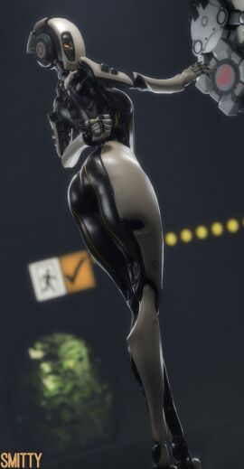 1girls 3d breasts curvaceous curvy curvy_figure female glados glados_(humanoid) glados_(thiccythings) gynoid hips humanoid legs mature mature_female portal_(series) robot slim_waist smitty34 thick thick_hips thick_legs thick_thighs thighs valve voluptuous waist wide_hips