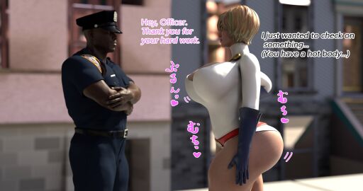 1boy 1girls 3d alien alien_girl alien_humanoid alien_look_like_human ass athletic athletic_female babuu big_ass big_breasts blonde_hair blue_eyes breasts bust busty chest curvaceous curvy curvy_figure dc dc_comics earth_2 female female_focus hero heroine hips hourglass_figure huge_breasts humanoid justice_society_of_america kara_zor-l karen_starr kryptonian large_breasts legs light-skinned_female light_skin lips male male/female mature mature_female police police_officer power_girl short_hair slim_waist straight superhero superheroine superman_(series) thick thick_legs thick_thighs thighs voluptuous waist wide_hips