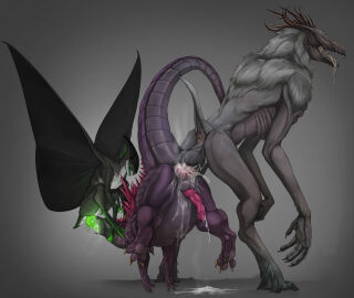 ass big_dom_small_sub creepy_gun cum cum_in_ass cum_in_mouth cum_inside cum_through cumflation cumming cumming_from_anal_sex cumming_together cumming_while_penetrated drooling dubious_consent forced_anal godzilla godzilla_(series) hi_res highres inflation kaiju knot larger_male long_neck long_tongue male male/male male_penetrated male_penetrating male_penetrating_male monster monster_cock monster_rape monsterverse muto_(godzilla) penis precum red_eyes red_skin size_difference skeletal smaller_male spit tongue tongue_out