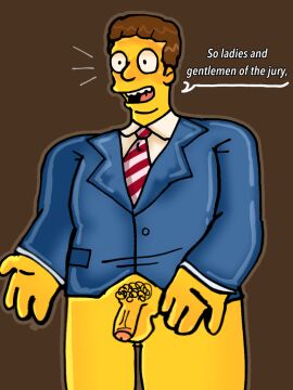 20th_century_fox 20th_century_studios balls blue_suit brown_hair fat fat_male foreskin gay lawyer lionel_hutz male male_only medium_penis neillol no_pants no_underwear pantless penis penis_out pubic_hair red_tie redraw scene_reference self_upload smile speech_bubble suit_and_tie tagme talking_to_viewer text text_bubble the_simpsons uncircumcised uncut veiny_penis yellow_skin