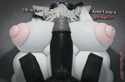 3d ass bbw belly big_ass big_breasts big_butt big_penis black_hooves black_penis breast_growth breasts brimstone_rr34 cow_ears cow_horns dialogue fat_belly female genital_growth goggles_on_head growth hands_up huge_boobs huge_breasts humanoid_penis logo lying_down lying_on_back maggie_(brimstone_rr34) male penis penis_growth penis_on_pussy piercing pink_areola pink_nipples pov pov_male pubic_hair pussy roblox snout snout_piercing spread_legs text thick_thighs thighs watermark white_fur white_hair