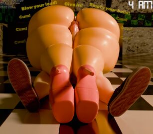 1boy 1girls 3d alternate_version_at_source animatronic assjob big_ass big_penis blender buttjob five_nights_at_freddy's heels huge_ass large_ass large_penis pinned pinned_down precum precum_drip questionable_consent resisting_orgasm scalingap smothering thigh_sex toy_chica_(cyanu) toy_chica_(fnaf) trying_not_to_cum yandere