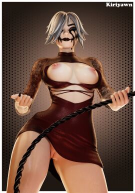 1girls 2024 3d areolae blender breasts clothed clothing dress epic_games female female_focus female_only fortnite fortnite:_battle_royale grimoire_(fortnite) hi_res highres kiriyawn light-skinned_female light_skin looking_at_viewer looking_down meaty_pussy medium_breasts nipples pose posing presenting presenting_breasts presenting_pussy puffy_pussy pussy pussy_lips pussy_peek simple_background solo solo_focus standing thick_thighs vagina viewed_from_below watermark white_hair