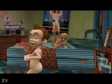 1boy 1girls 3d animated barbara_jo_bimbo blonde_hair dancing female french_flag_boxing_gloves human larry_lovage leisure_suit_larry leisure_suit_larry:_magna_cum_laude leisure_suit_larry_magna_cum-laude male pale_skin pussy tagme vaginal_penetration video_games