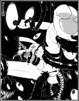 4_toes 5_fingers absurd_res anal anal_sex anthro anus average_penis balls big_teeth black_ear_tips blush bodily_fluids cum cumshot ejaculation erection feet fingers fur genital_fluids genitals goo_creature hi_res lagomorph leporid long_ears long_tongue male male_only mammal monster multi_eye oral oral_penetration pawpads penetration penis perineum rabbit saliva saliva_string sex siriusandpyri slim slime slime_drip solo spencer_(siriusandpyri) teeth tentacle tentacle_around_arm tentacle_around_foot tentacle_around_leg tentacle_around_penis tentacle_creature tentacle_in_ass tentacle_in_mouth tentacle_in_penis tentacle_penetration tentacle_rape tentacle_sex toes tongue tongue_out urethral urethral_bulge urethral_penetration white_body white_fur